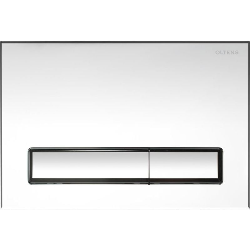 Trykknap til Toilet Torne 22x15 cm Blank Krom 3/6L