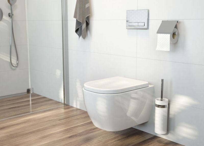 Trykknap til Toilet Torne 22x15 cm Blank Krom 3/6L