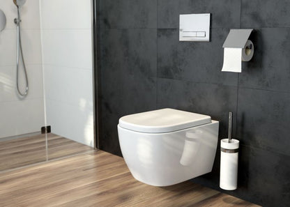 Trykknap til Toilet Torne 22x15 cm Blank Krom 3/6L