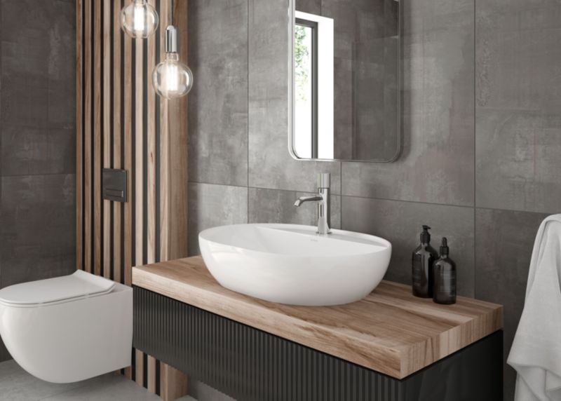 Trykknap til Toilet Torne 22x15 cm Blank Krom 3/6L