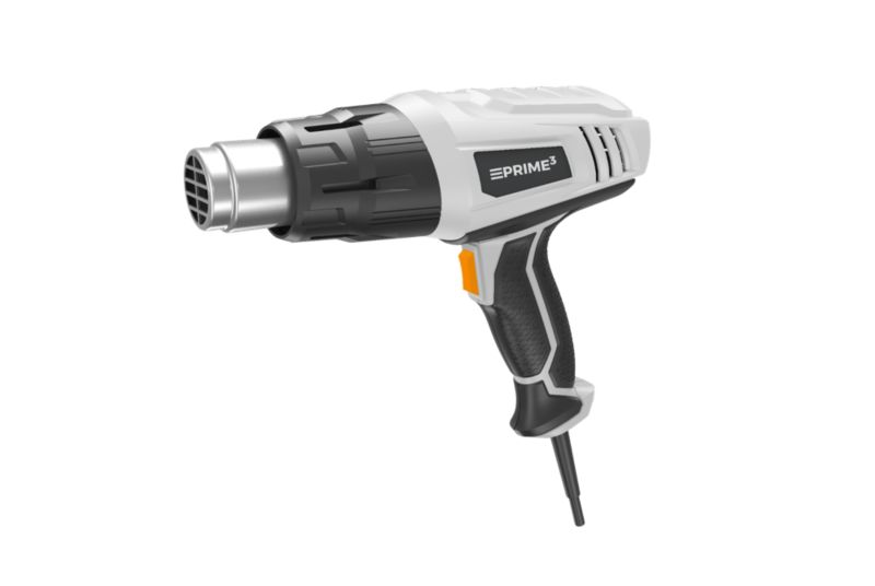 Prime3 elektrisk varmluftpistol 2000 W 600 °C THG21 1 stk.
