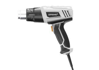 Prime3 elektrisk varmluftpistol 2000 W 600 °C THG21 1 stk.