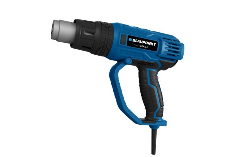 Blaupunkt varmluftpistol med justerbar luftstrøm 2000 W 600 °C HG2010, 1 stk.