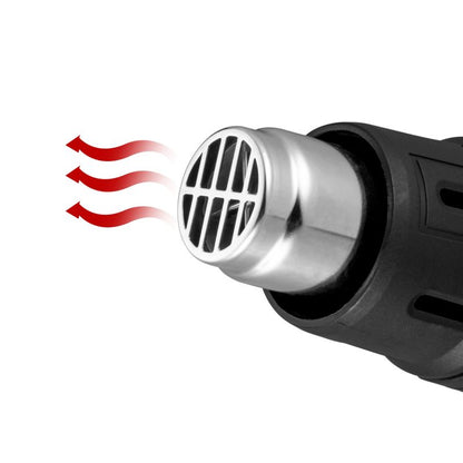 Blaupunkt varmluftpistol med justerbar luftstrøm 2000 W 600 °C HG2010, 1 stk.