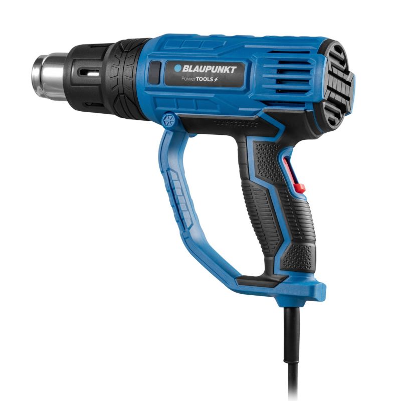 Blaupunkt varmluftpistol med justerbar luftstrøm 2000 W 600 °C HG2010, 1 stk.
