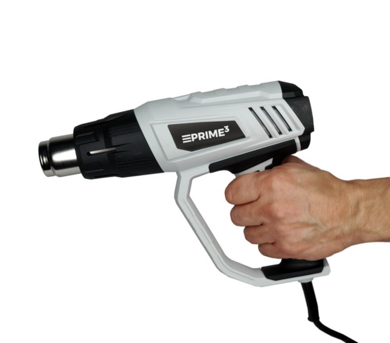 Varmluftpistol med display Prime3 2000 W THG51 1 stk.