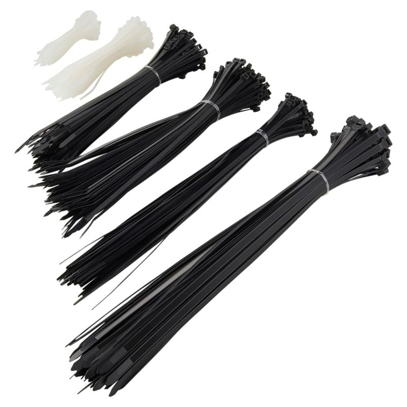 Kabelbindere Diall 2,5-7,5 mm farvemix 500 stk.