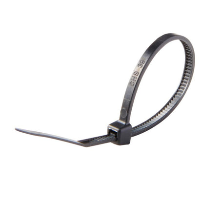 Kabelbindere Diall 2,5 x 100 mm sorte 100 stk
