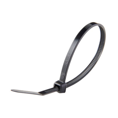 Sort kabelbindere Diall 3,5 x 150 mm, 100 stk