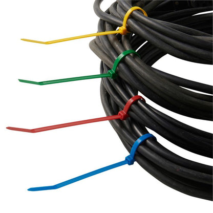 Kabelbindere Diall 4,8 x 200 mm farvemix 100 stk