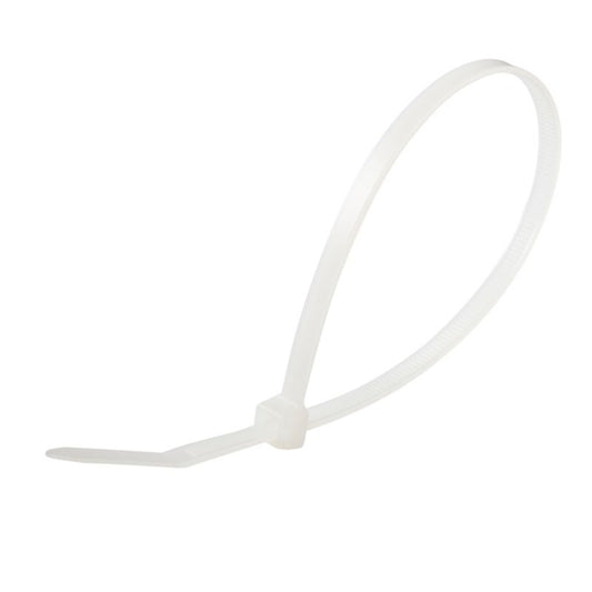 Diall kabelbindere 4,8 x 250 mm hvide 100 stk