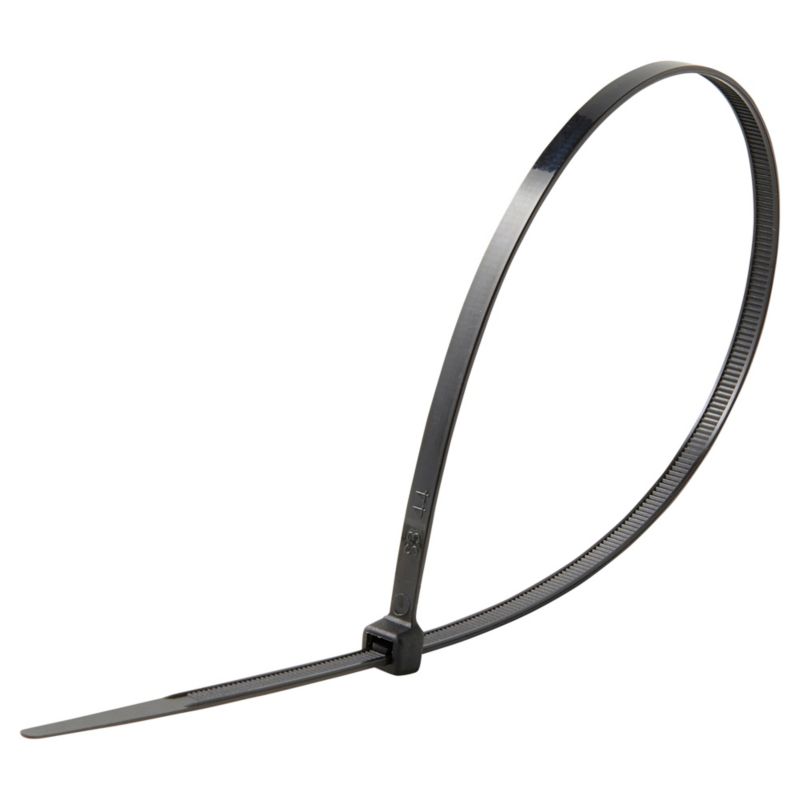 Sorte kabelbindere Diall 4,8 x 350 mm, 50 stk