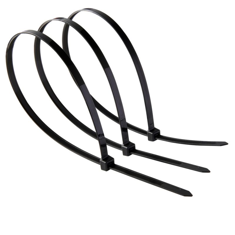 Diall kabelbindere 9 x 550 mm sorte, 25 stk
