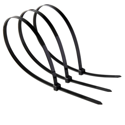Diall kabelbindere 9 x 550 mm sorte, 25 stk