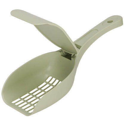 Springos skovl til kattebakke med lukket låg, grøn, 1 stk.