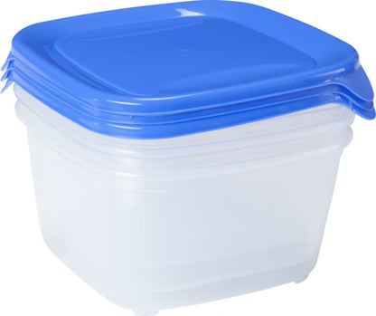 Opbevaringsbokse Fresh&Go 3x1,2 L Transparent