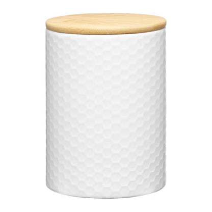Opbevaringskrukke Bikage 1100 ml Hvid