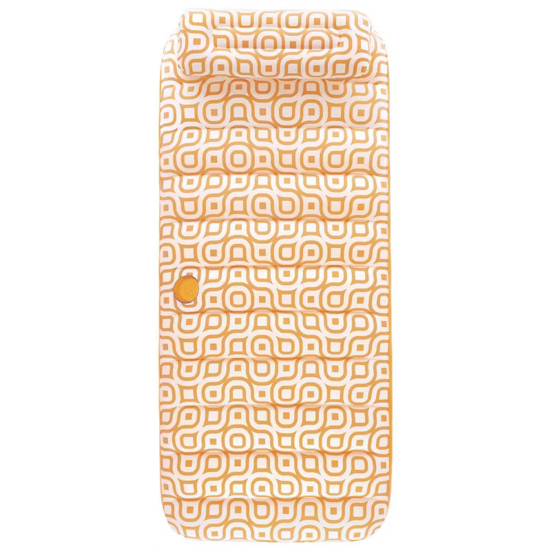Oppustelig Bademadras 183x84 cm Orange