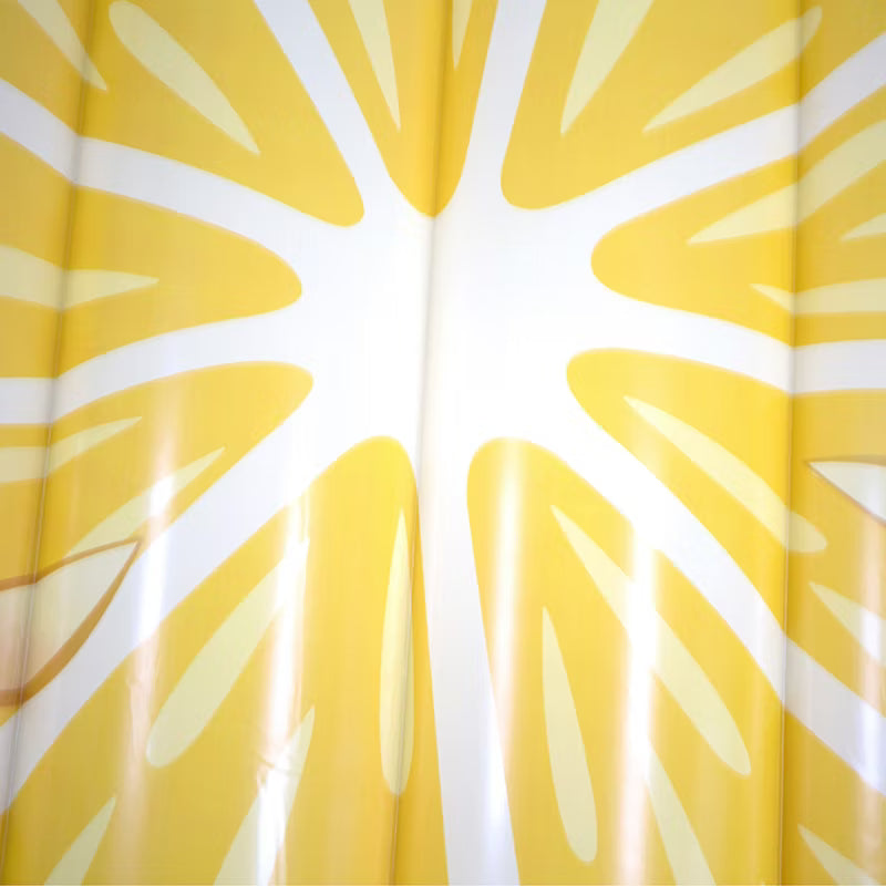 Oppustelig Bademadras Lemon 161x127 cm Gul