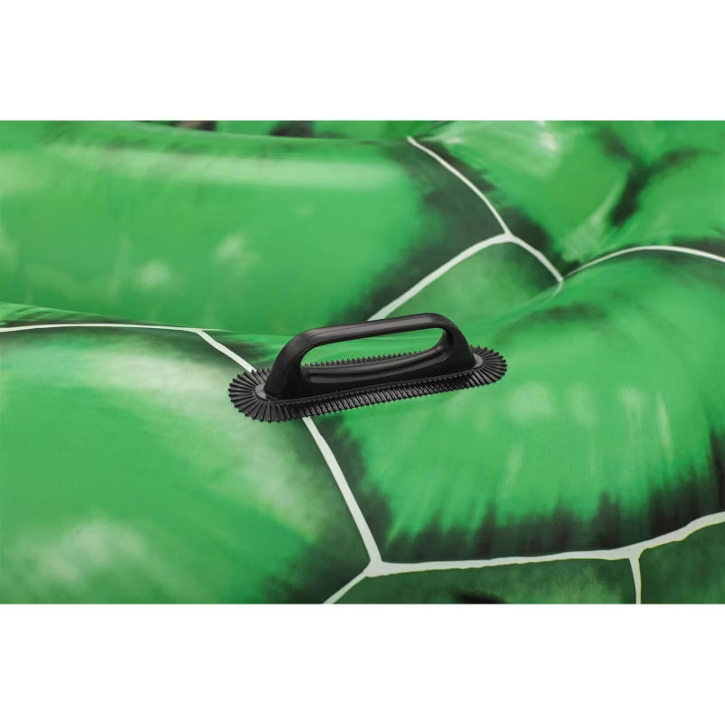 Oppustelig Bademadras Skildpadde 150x145 cm Grøn