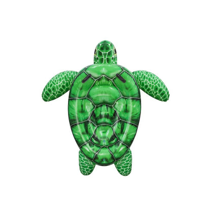 Oppustelig Bademadras Skildpadde 150x145 cm Grøn