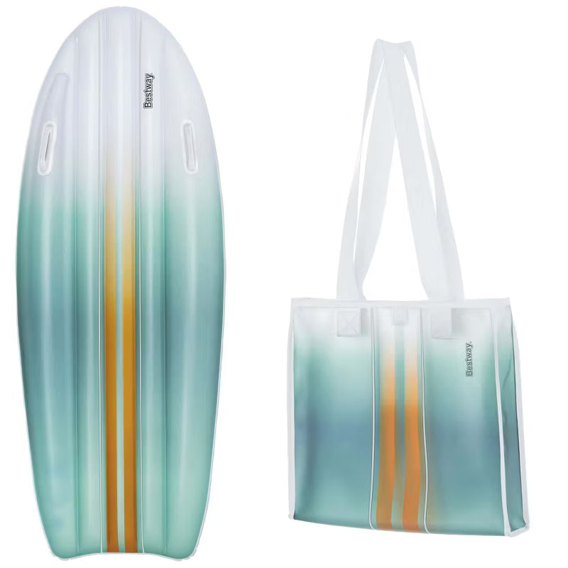 Oppustelig Bademadras Tahiti 183x71 cm Flerfarvet