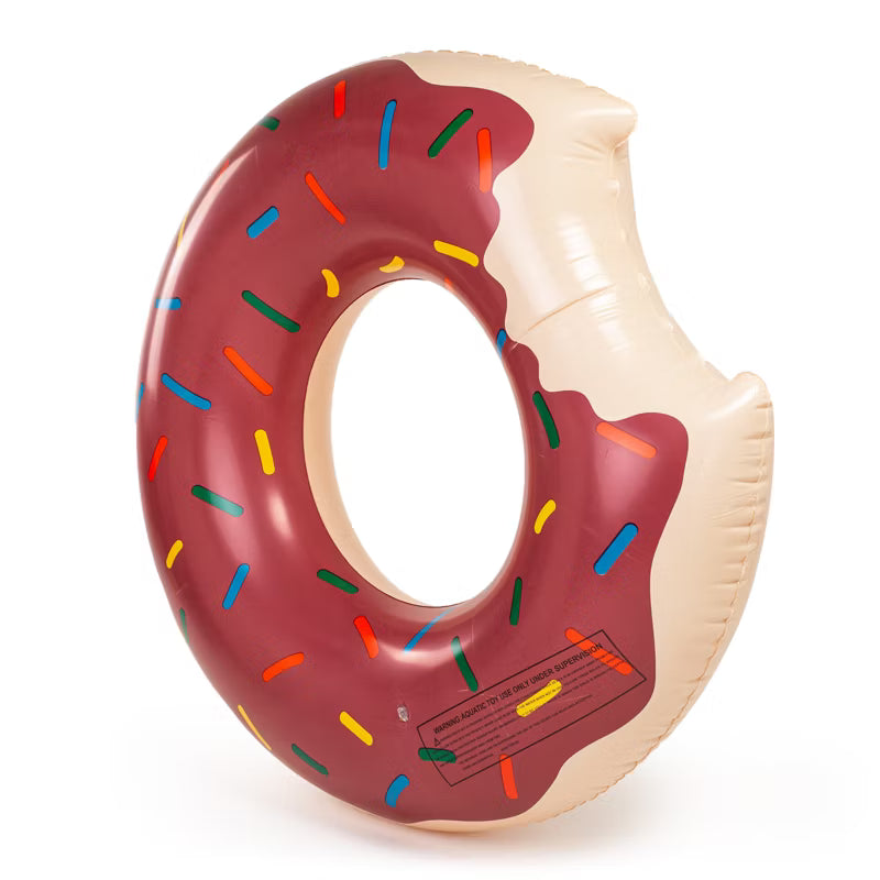 Oppustelig Badedyr Badedonut 103 cm Brun