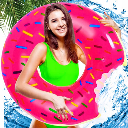 Oppustelig Badering Donut 90 cm Flerfarvet