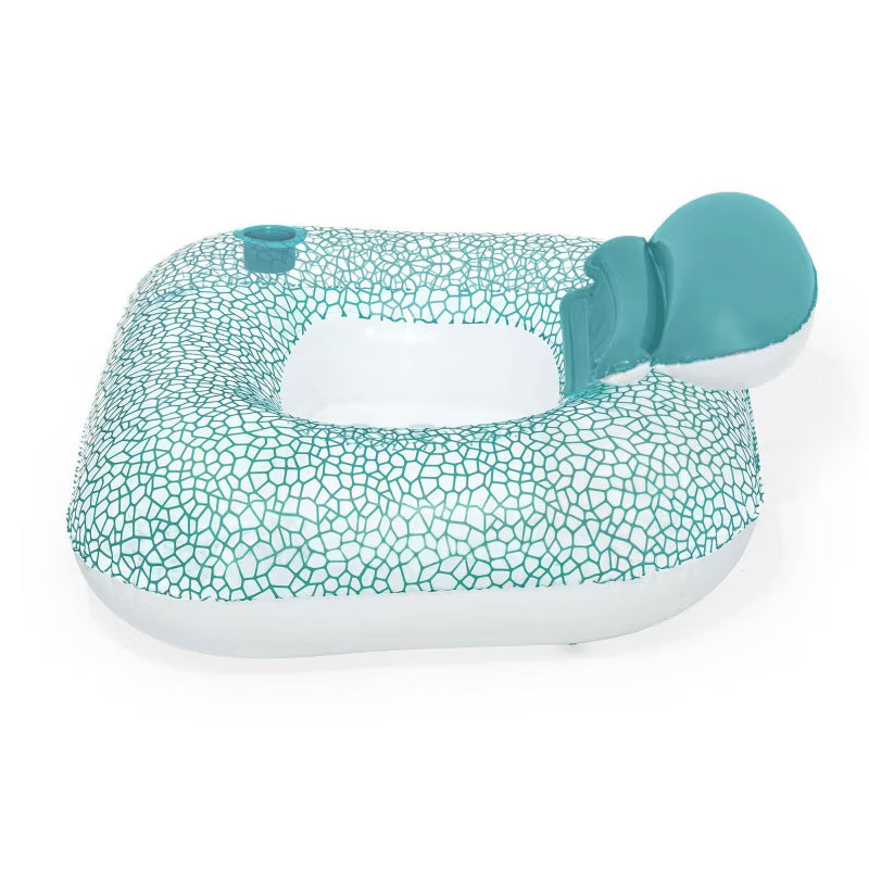 Oppustelig Badestol 102x94 cm Blå 43097N