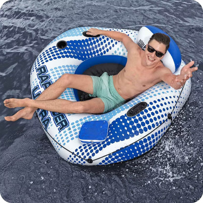 Oppustelig Badestol Rapid Rider 152x132x50 cm Flerfarvet