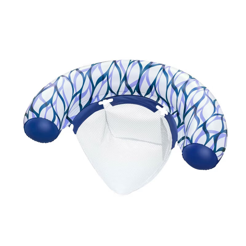 Oppustelig Badestol Summer Sway 119x67,5 cm Blå