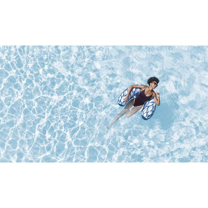 Oppustelig Badestol Summer Sway 119x67,5 cm Blå