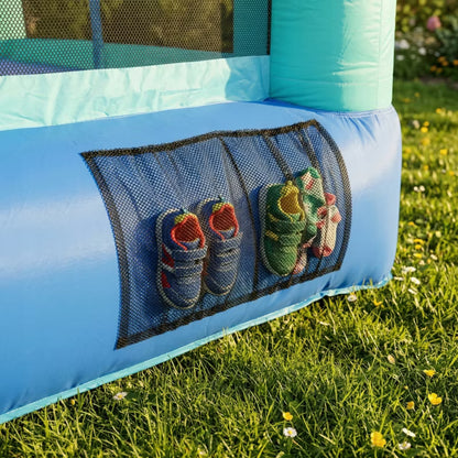 Oppustelig Legeplads 320x210x220 cm med Rutsjebane