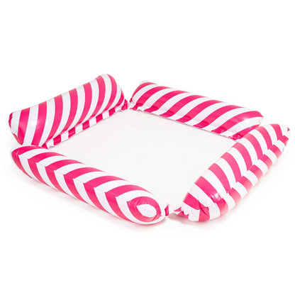 Oppustelig Luftmadras 120x106 cm Pink med Net