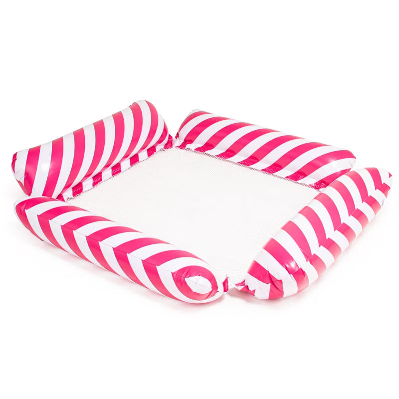Oppustelig Luftmadras 120x106 cm Pink med Net