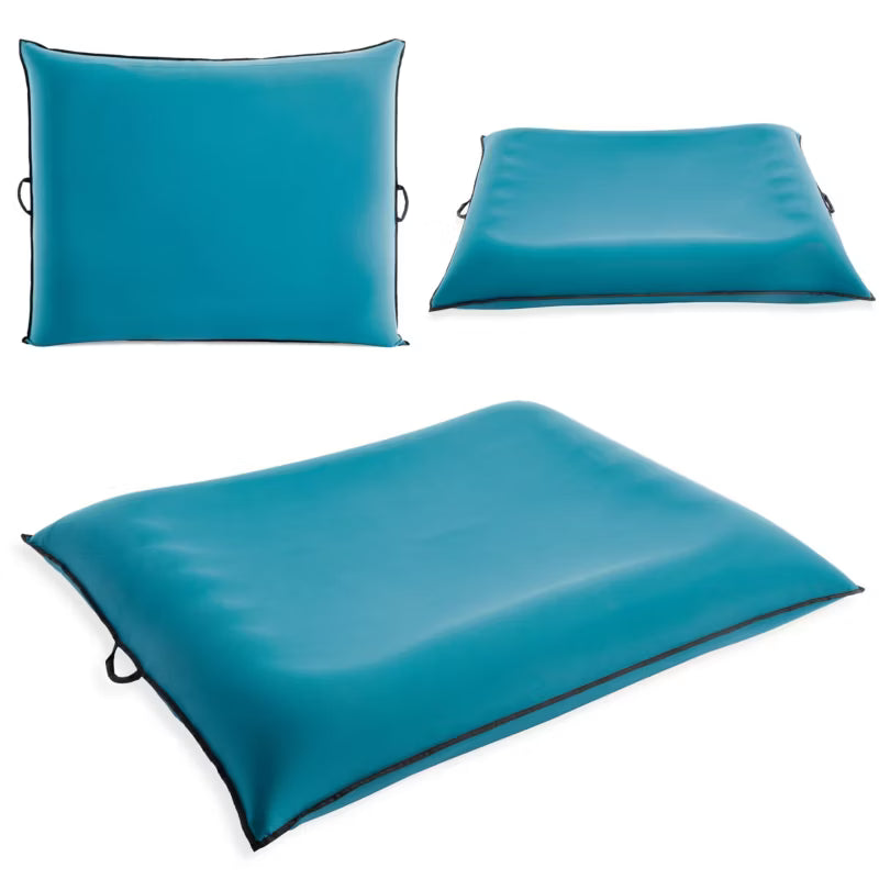 Oppustelig Luftmadras Luxe Lounge 198x157 cm Blå