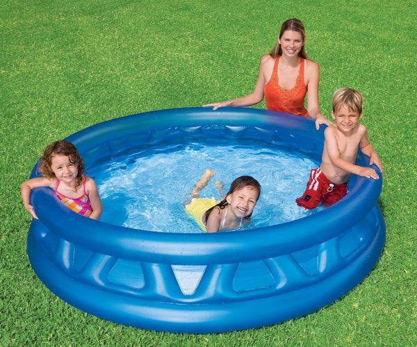 Oppustelig Swimmingpool 188x46 cm Blå