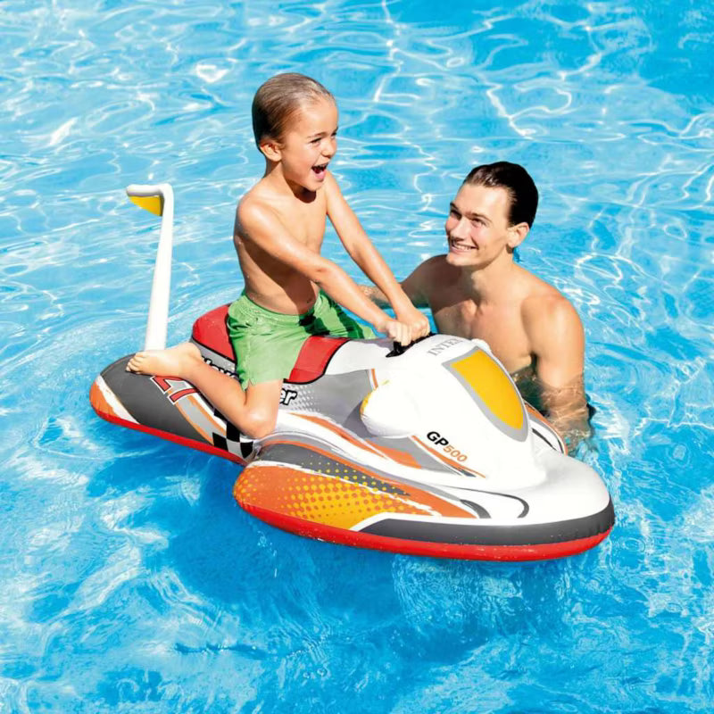 Oppustelig Vandscooter Wave Rider 117x77 cm Flerfarvet