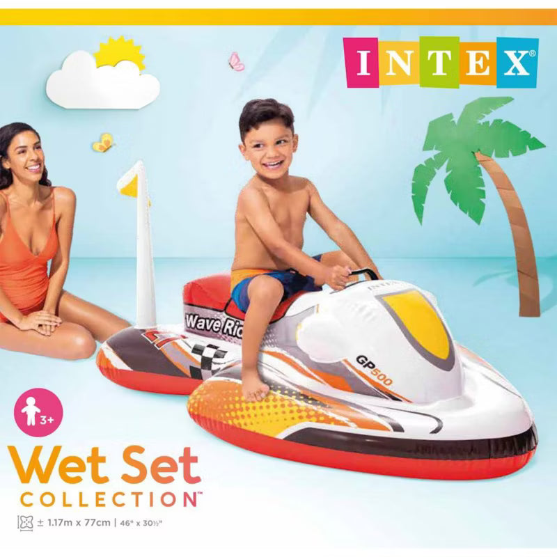Oppustelig Vandscooter Wave Rider 117x77 cm Flerfarvet