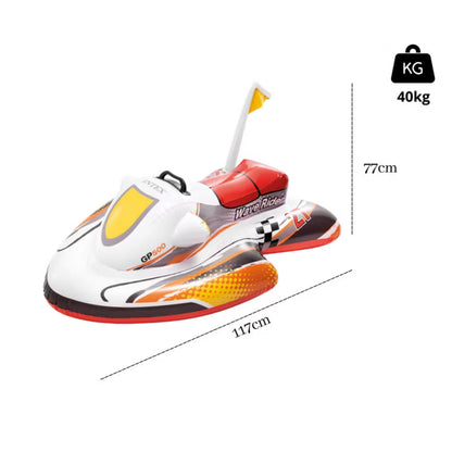 Oppustelig Vandscooter Wave Rider 117x77 cm Flerfarvet