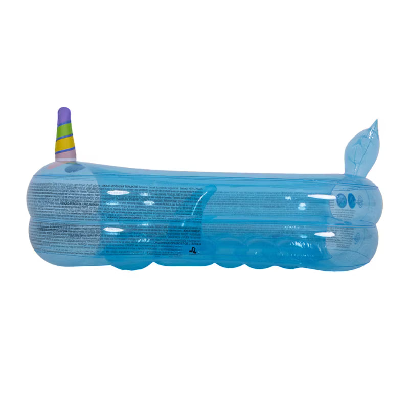 Oppusteligt Babybadekar Hval 95x62 cm Blå