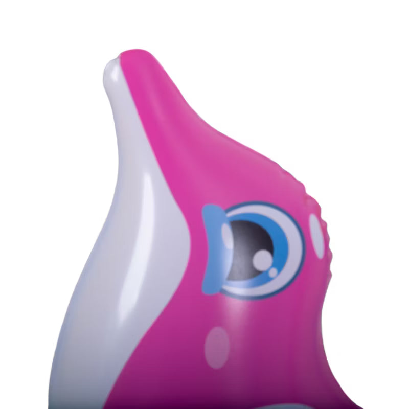 Oppusteligt Ringspil Delfin 95x95x55 cm Flerfarvet