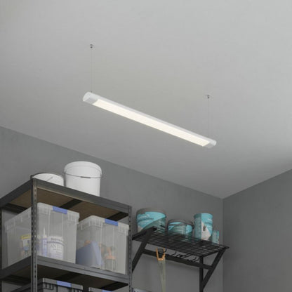 GoodHome Ayllon LED-bjælke med pendel, 4320 lm, IP65, hvid