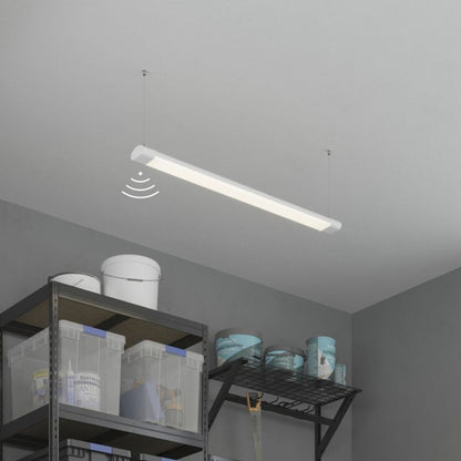 GoodHome Ayllon LED-bjælke med pendel, 4320 lm, IP65, hvid