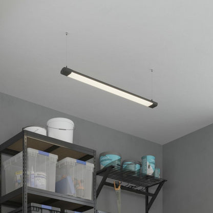 GoodHome Ayllon LED-bjælke med sensor 4320 lm IP65 mat-sort