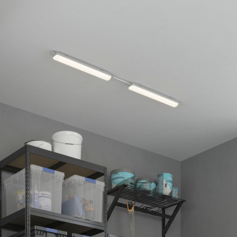LED-bjælkearmatur Nehsi 2160 lm IP65 60 cm Grå