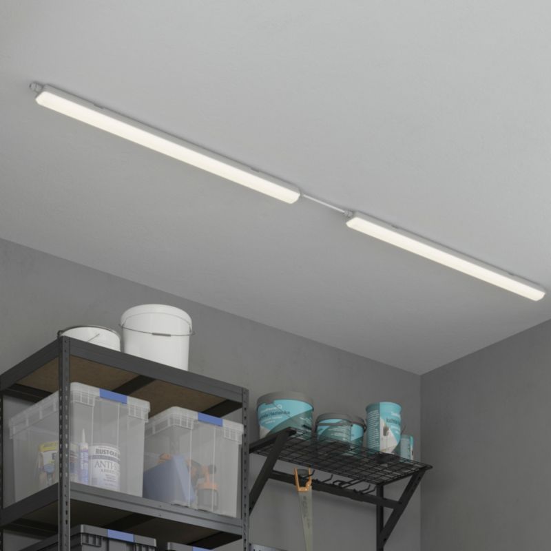 LED-bjælke Nehsi 4400 lm IP65 120 cm Grå