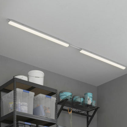 LED-bjælke Nehsi 4400 lm IP65 120 cm Grå