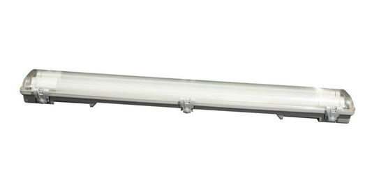 Hermetisk LED-armatur Germina med 2x9W lysstofrør, 1 stk.