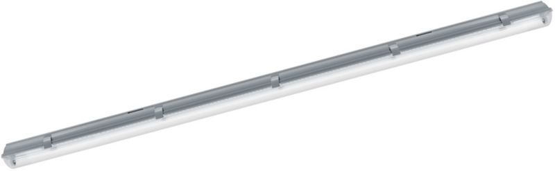 Hermetisk LED-Armatur Herman 2 x 36 W IP65 Grå